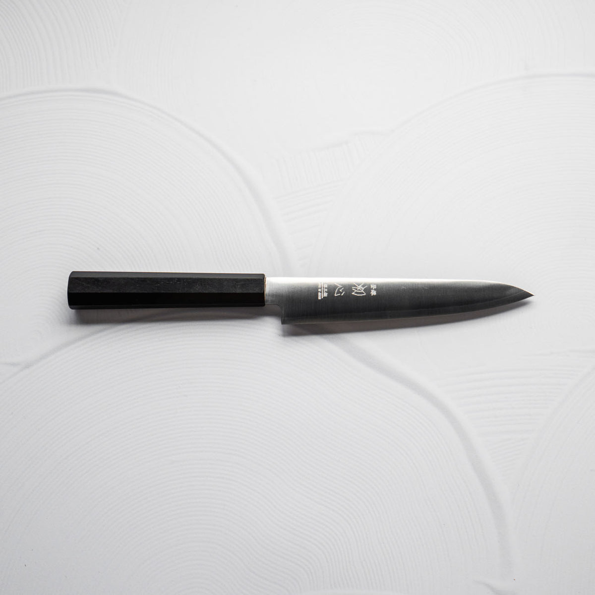 Hatsukokoro Hayabusa Ginsan Petty 150mm - Ebony