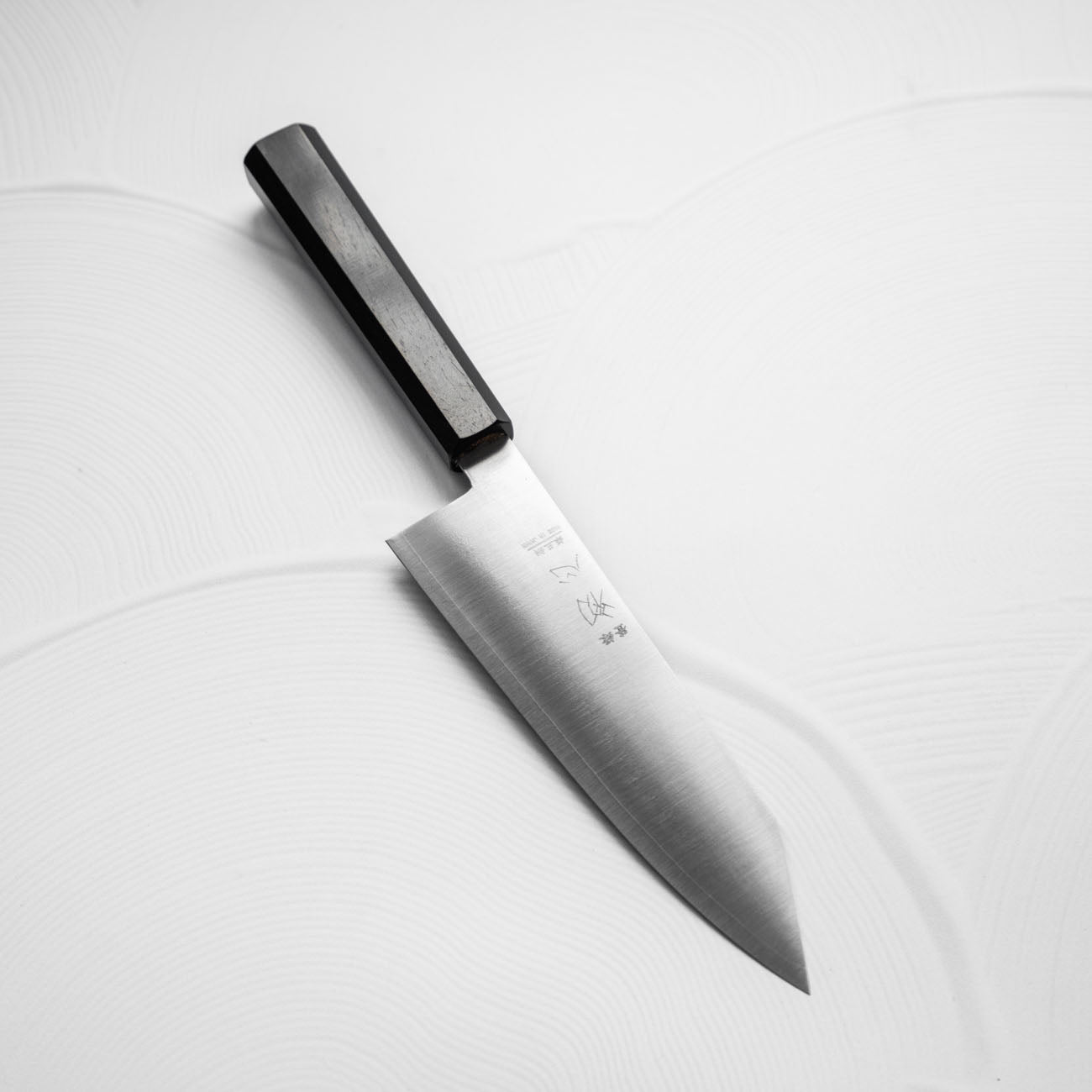 Hatsukokoro Hayabusa Ginsan Bunka 170mm - Ebony